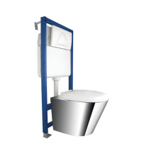 Ss304 High Quality Stainless Steel Wall Hung Toilet (JN49111E)